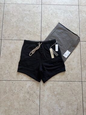 Fear Of God Jet Black Essential Shorts (SS24)
